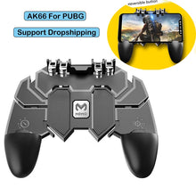 Load image into Gallery viewer, For PUBG AK66 Six Finger All-in-One Mobile Game Controller Free Fire Key Button Joystick Gamepad L1 R1 Trigger for PUBG